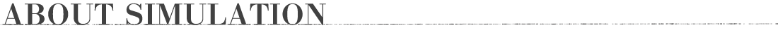 ABOUT SIMULATION